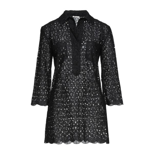 【送料無料】 トゥルー ロイヤル レディース ワンピース トップス Mini dresses Black