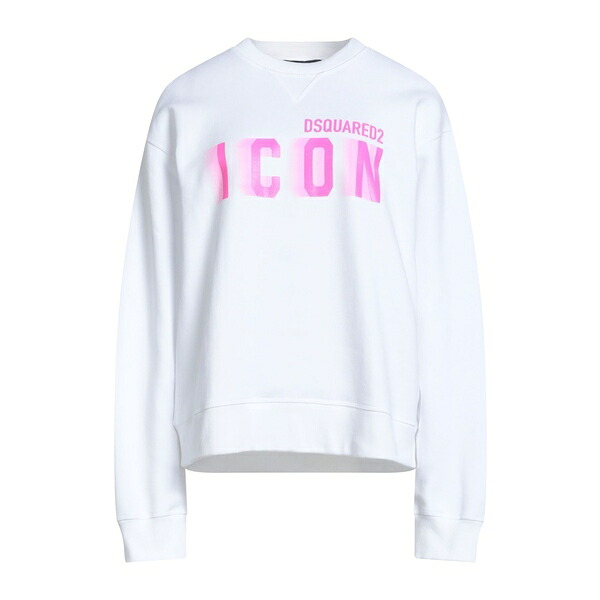 【送料無料】 ディースクエアード レディース パーカー・スウェットシャツ アウター Sweatshirts White｜asty 41,470円