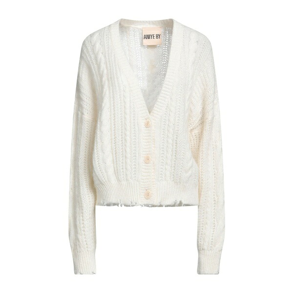【貨物輸送無料】 アニエバイ レディース ジレー アウター Cardigans White