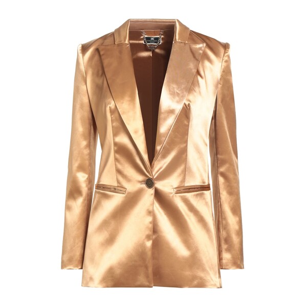 【送料無料】 エリザベスフランキ レディース ジャケット＆ブルゾン アウター Blazers Gold