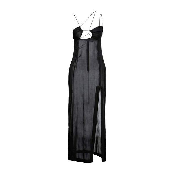 【送料無料】 ネンシ ドジャカ レディース ワンピース トップス Maxi dresses Black