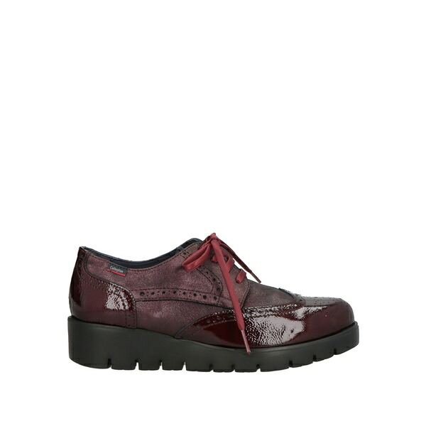 【送料無料】 カラガン レディース オックスフォード シューズ Lace-up shoes Red