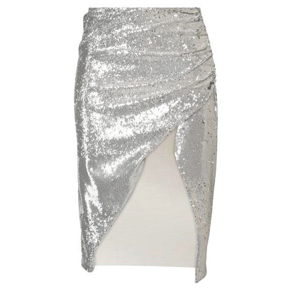 【送料無料】 ハブワン レディース スカート ボトムス Midi skirts Silver|asty
