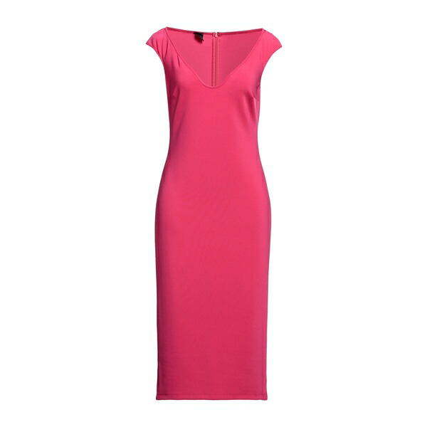 【送料無料】 ピンコ レディース ワンピース トップス Midi dresses Pink
