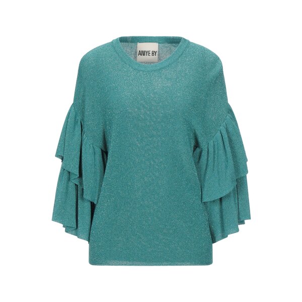【貨物輸送無料】 アニエバイ レディース 編み物\u0026プルオーバー アウター Sweaters Green レディースファッション-セーター