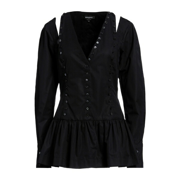 【送料無料】 ロシャス レディース Tシャツ トップス Tops Black
