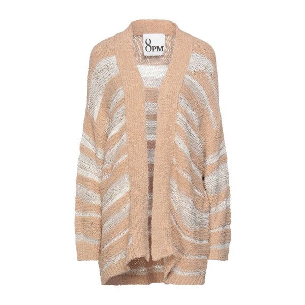 【貨物輸送無料】 エイト・ピーエム レディース ジレー アウター Cardigans Beige