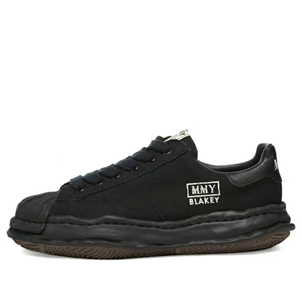 Maison MIHARA YASUHIRO ミハラヤスヒロ メンズ スニーカー  【Maison MIHARA YASUHIRO BLAKEY OG Sole Canvas Low-top Sneaker Black A08FW735-BLKBLK】  サイズ US_6(24.0cm)