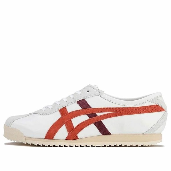 Onitsuka Tiger オニツカタイガー レディース スニーカー  【(WMNS) Onitsuka Tiger Limber 66 Prestige \u0027White Orange Red\u0027 1182A096-102】  大きさ US_7(24.0糎)