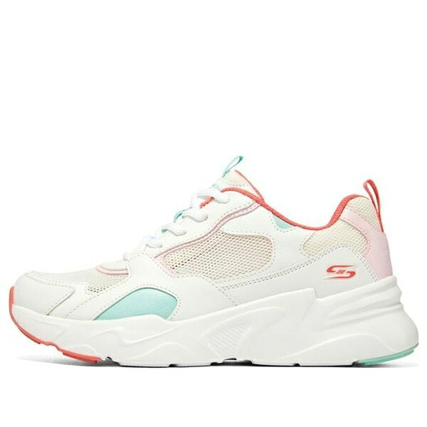 Skechers スケッチャーズ レディース スニーカー 【(WMNS) Skechers DLites 'White Pink' 117357-WMLT】 サイズ US_8.5(25.5cm)｜asty