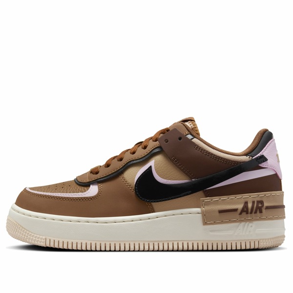 Nike ナイキ レディース スニーカー  【(WMNS) Nike Air Force 1 Shadow \u0027Light British Tan Pink Cacao Wow\u0027 DZ1847-200】  大いさ US_W_10.5 スニーカー-レディース靴