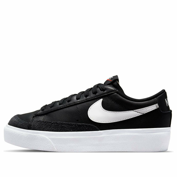 Nike ナイキ レディース スニーカー  【(WMNS) Nike Blazer Low Platform \u0027Black White\u0027 DJ0292-001】  大いさ US_7(24.0糎) スニーカー-レディース靴