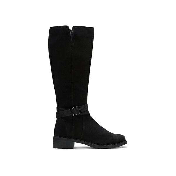 Clarks クラークス レディース スニーカー  【Clarks Maye Shine Black Suede (Women\u0027s)】  大いさ US_6.5(23.5糎) Black 靴-レディース靴-スニーカー