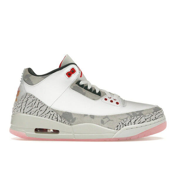 Jordan ジョーダン メンズ スニーカー  【Jordan 3 Retro Wings】  大いさ US_11(29.0糎) White/Fire Red/Off White/Vintage Green/Rose スニーカー-靴