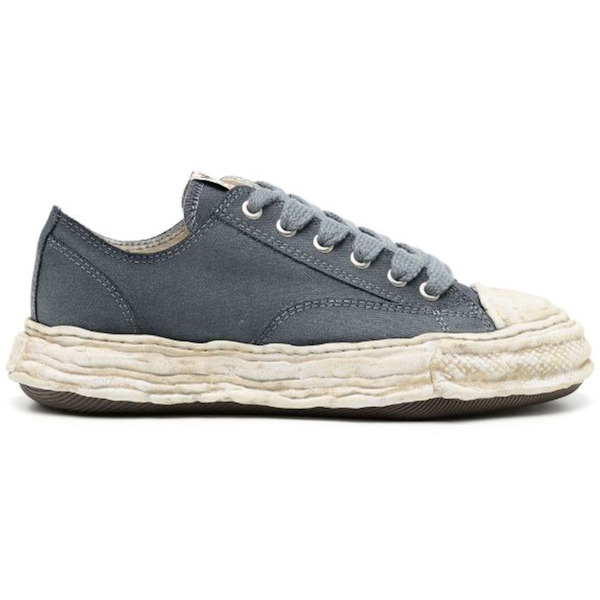 Maison Mihara Yasuhiro ミハラヤスヒロ メンズ スニーカー 【Maison Mihara Yasuhiro Peterson 23 OG Sole Canvas Low Garment Dyed Black】 サイズ US_9(27.0cm) Black｜asty