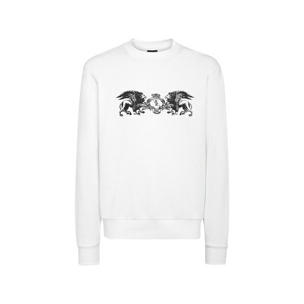 ビリオネア メンズ パーカー・スウェットシャツ アウター Graphic-print sweatshirt White