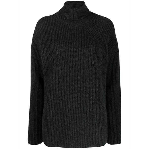 パロッシュ レディース 編み物\u0026スウェーター アウター Roll-neck cashmere jumper Grey
