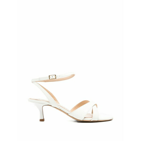 ファビオ ルスコーニ レディース サンダル シューズ Criss-cross-strap sandals White