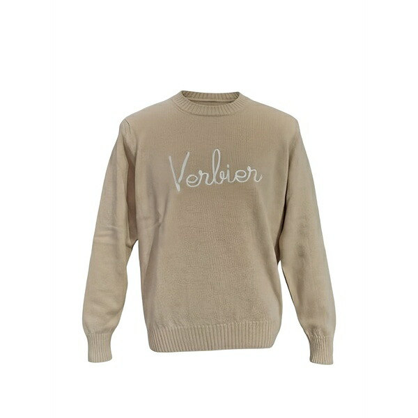 ジュルタ メンズ 編み物\u0026スウェーター アウター Embroidered sweater Neutrals