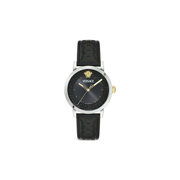 ヴェルサーチ メンズ ウオッチ 付属物 Albireo 40粍 watch Black