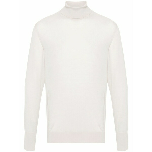 イレブンティ メンズ 編み物\u0026ティーシャツ アウター Turtleneck wool jumper Neutrals