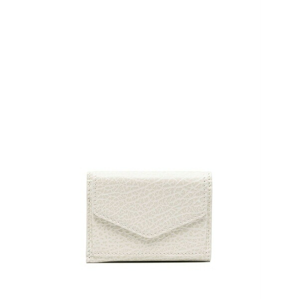 マルタンマルジェラ レディース 金入れ 付属物 Four-stitch leather wallet Neutrals