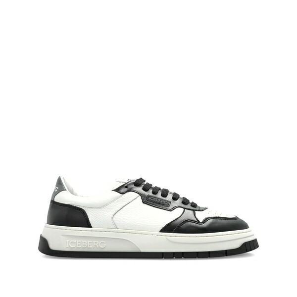 アイスバーグレタス メンズ スニーカー シューズ Logo-plaque sneakers White