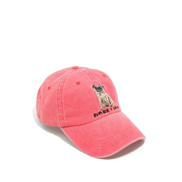 ビンバ イ ローラ レディース かぶり笠 佩び物 Carlino embroidered baseball cap Pink