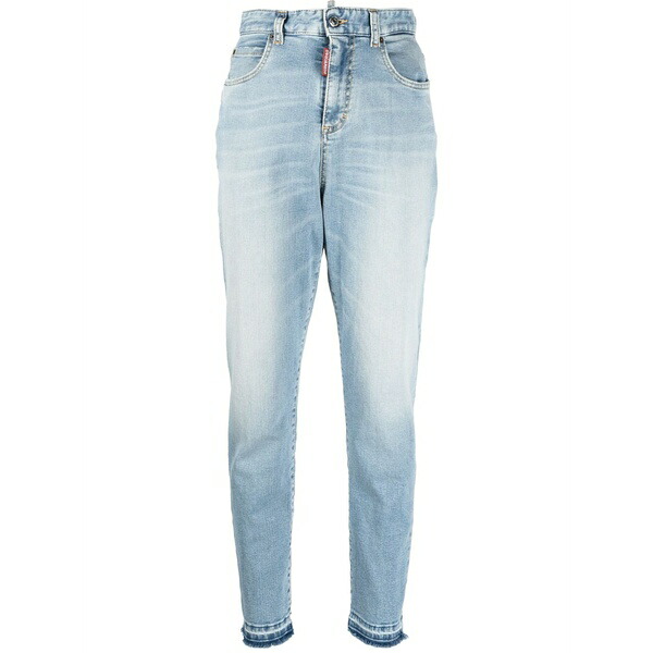 ディースクエアード レディース ジーンズズボン下 ボトムス Straight-leg jeans Blue