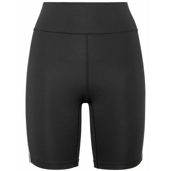 飾り気のない運動競技 レディース 心地よいズボン下 ボトムス Piped-trim cycling shorts Black