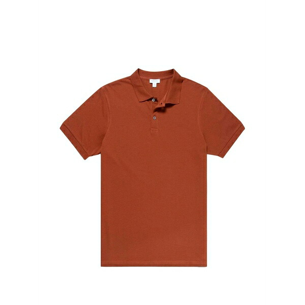 サンスペル メンズ スポーツシャツ トップス Short-sleeved polo shirt Orange