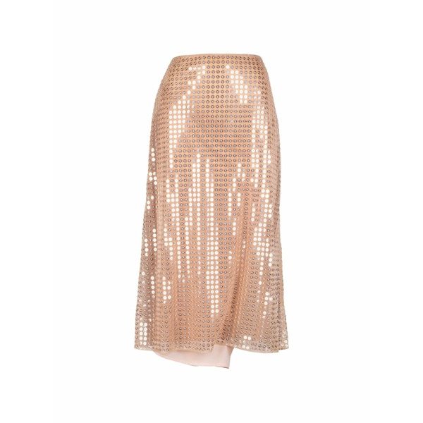 ファビアナ フィリッピ レディース スコート ボトムス Sequined asymmetric skirt Neutrals