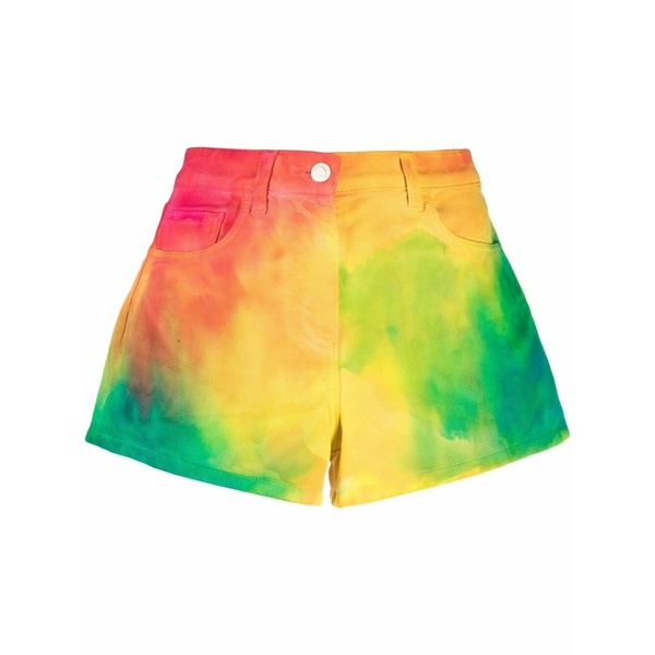 アイリーンイズグッド レディース 心地よいズボン下 ボトムス Tie dye-print shorts Orange