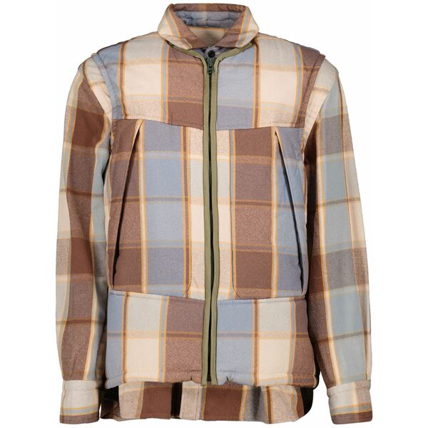 サカイ メンズ 上衣＆上衣 アウター Checked jacket Brown