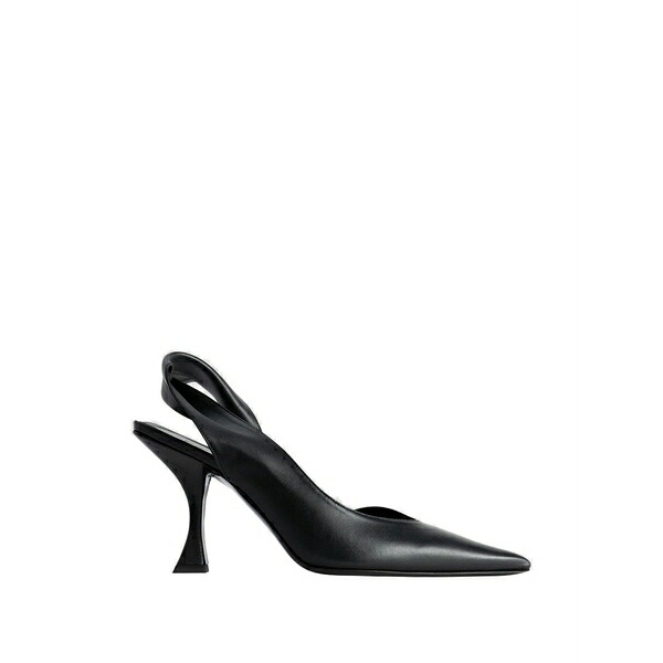 バイ毛革 レディース サンダル シューズ Yasha twist-strap pumps Black