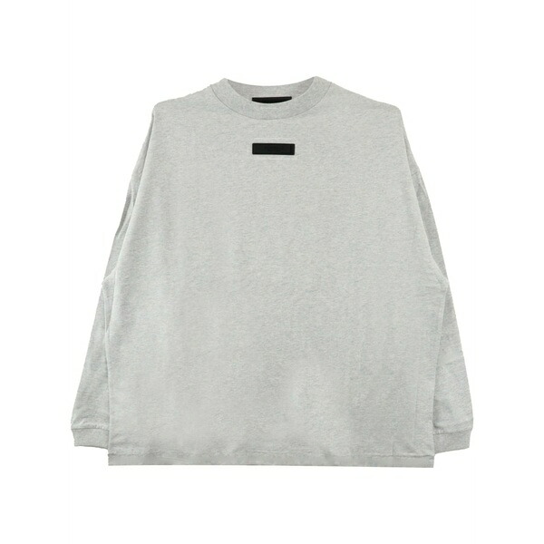 エフオージーエッセンシャルズ メンズ パーカー・スウェットシャツ アウター Logo-patch cotton sweatshirt Grey