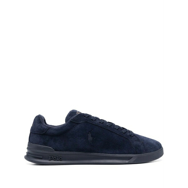 ラルフローレン メンズ スニーカー シューズ Heritage court ii low-top sneakers Blue