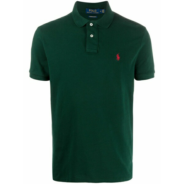 ラルフローレン メンズ スポーツシャツ トップス Logo-embroidered piqu￡ polo shirt Green