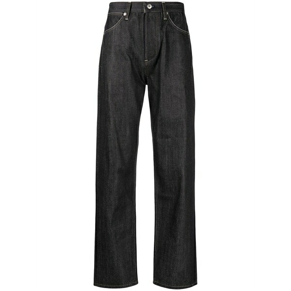 ジル・サンダー レディース デニムパンツ ボトムス Contrast-stitching cotton jeans Blue｜asty