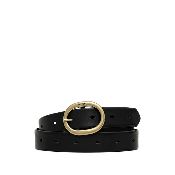 リーヴァイズジーンズ レディース 三尺帯 添え物 Oval-buckle belt Black