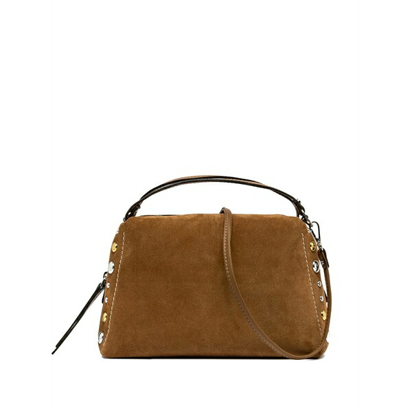 ジャンニ・キアリーニ レディース トートバッグ 御徒面子 Alifa stud tote bag Brown