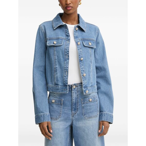 モーガンレーン レディース 上衣＆上衣 アウター Button-up denim jacket Blue