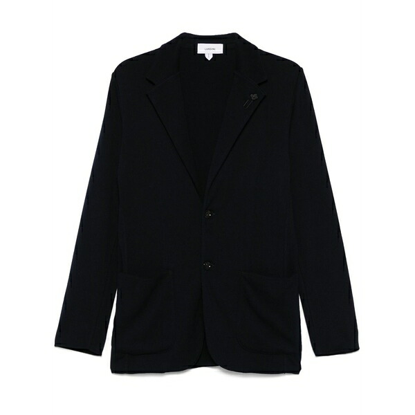 ラルディーニ メンズ 上衣＆上衣 アウター Knitted blazer Blue