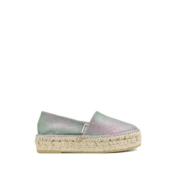 エスパドリーユ レディース サンダル シューズ Dommy glitter-effect platform espadrilles Pink