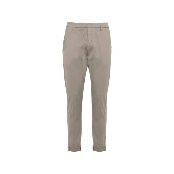 ドンダップ メンズ カジュアルパンツ ボトムス Cuffed chinos Neutrals｜asty