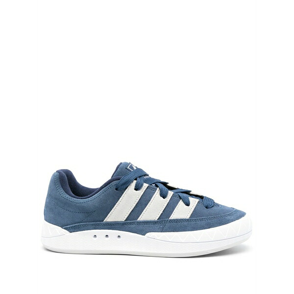 アディダス メンズ スニーカー シューズ Adimatic suede sneakers Blue
