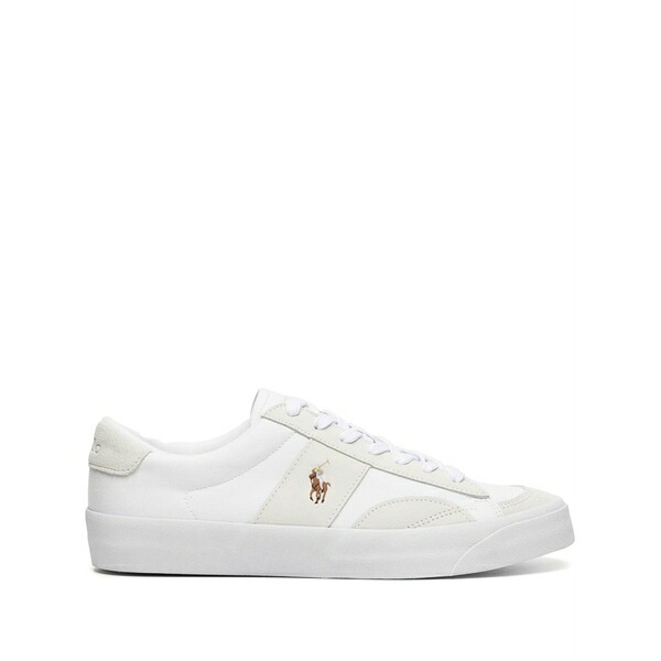 ラルフローレン メンズ スニーカー シューズ Polo pony low-top sneakers White