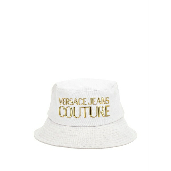呼びりん探し回る レディース 鳥打ち帽 付属物 Logo bucket hat White