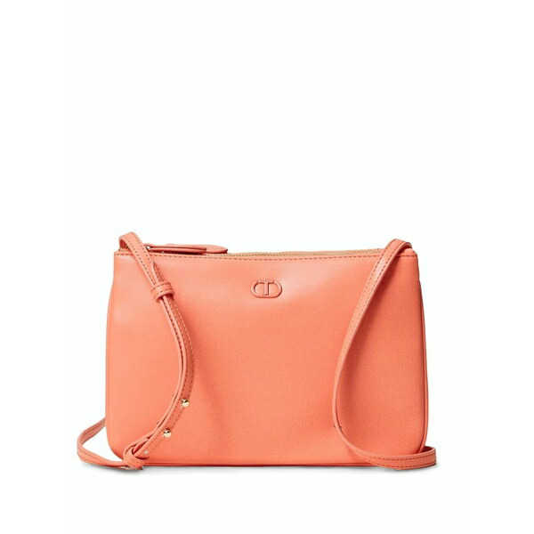 ツイン仕掛ける レディース ショルダーバッグ 御徒面子 Mini double shoulder bag Orange