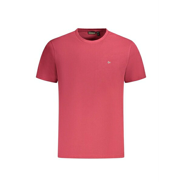 ナパピリ メンズ ティーシャツ トップス Logo-patch t-shirt Pink
